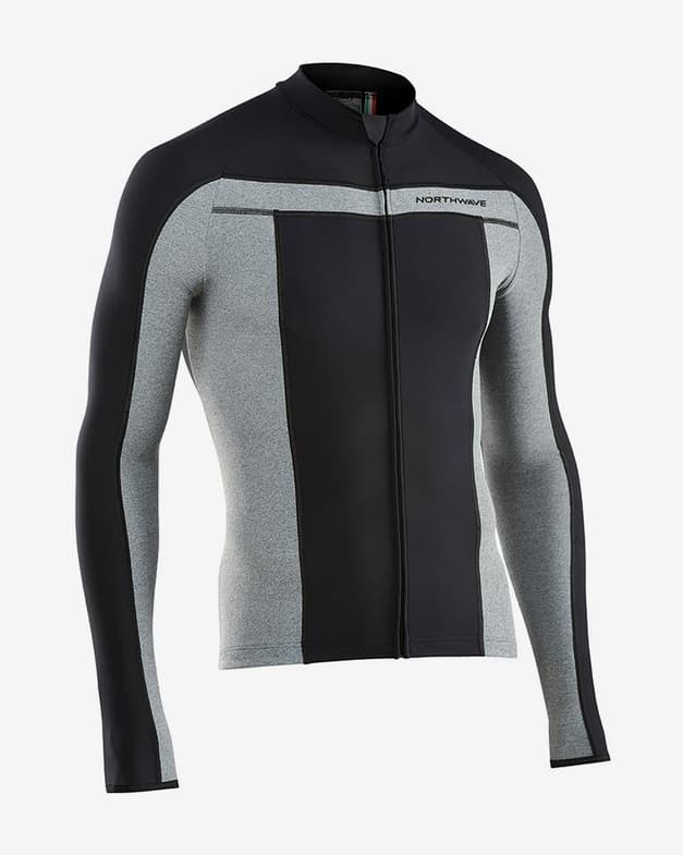 Maillot Northwave Celsius long sleeve black gray - #1