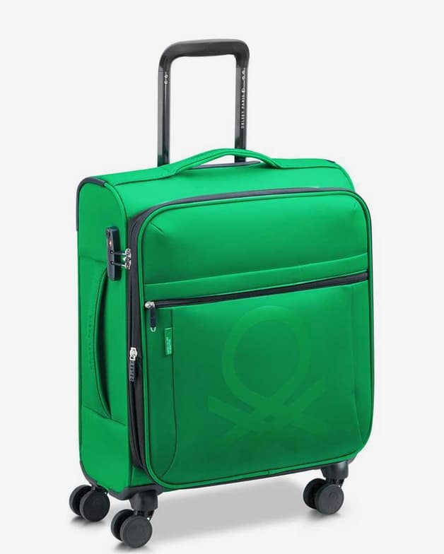 Maleta Delsey Paris x Benetton Color Block Expandible 43L verde intenso - #5