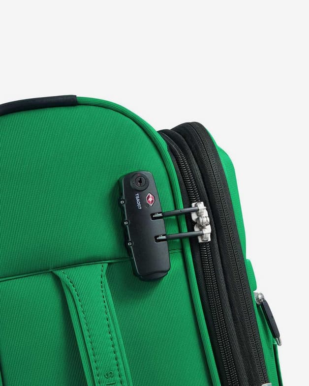 Maleta Delsey Paris x Benetton Color Block Expandible 43L verde intenso - #3
