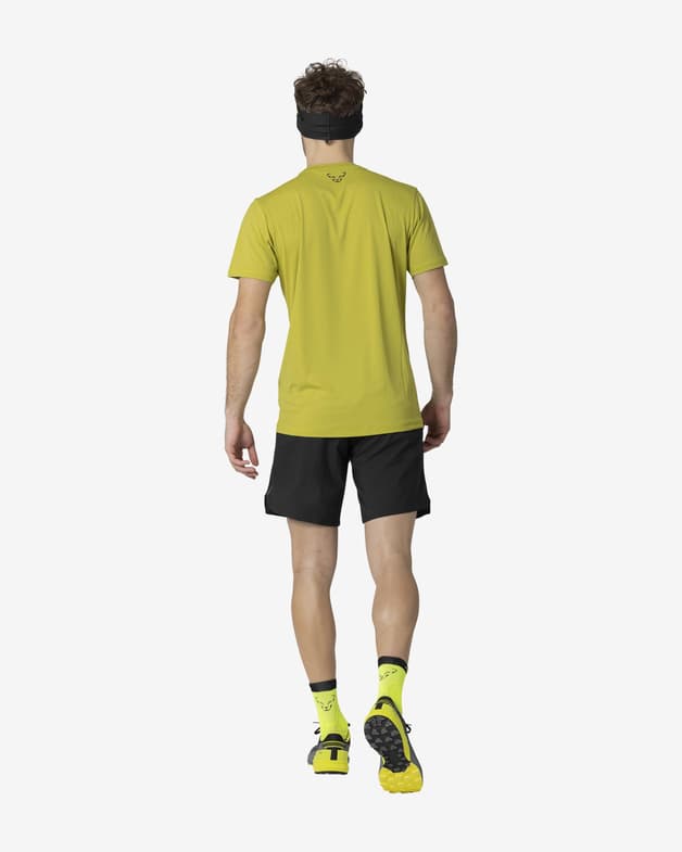 Camiseta Dynafit Traverse manga corta amarillo negro - #4