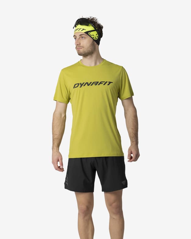 Camiseta Dynafit Traverse manga corta amarillo negro - #2