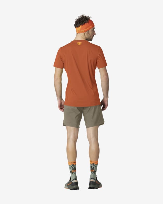 Camiseta Dynafit Traverse manga corta naranja perlado - #3