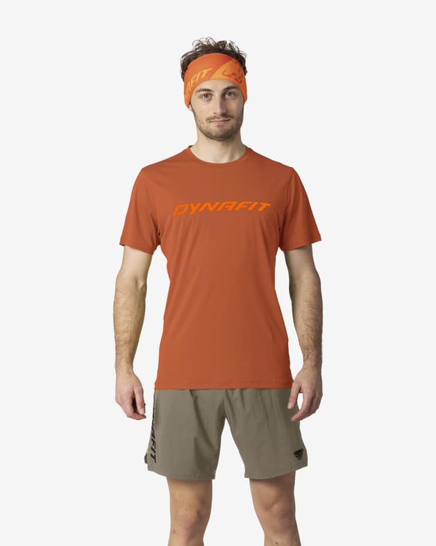 Camiseta Dynafit Traverse manga corta naranja perlado - #2