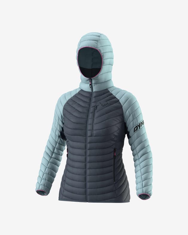 Chaqueta Dynafit Radical Down Hooded azul noche azul pastel mujer - #1