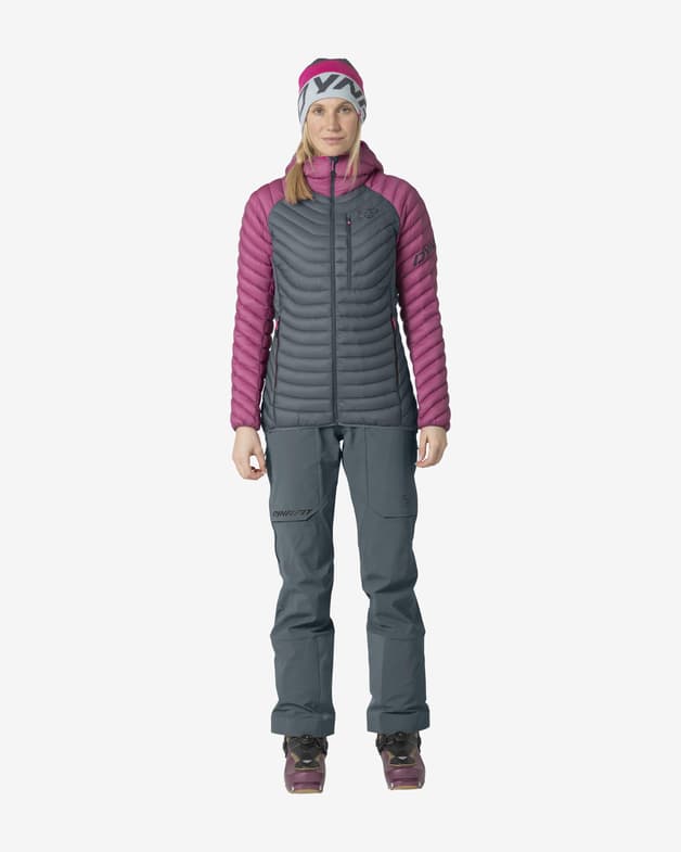 Chaqueta Dynafit Radical Down Hooded gris oscuro rosa mujer - #3