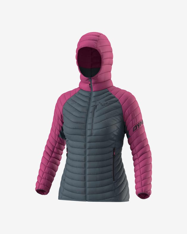 Chaqueta Dynafit Radical Down Hooded gris oscuro rosa mujer - #1