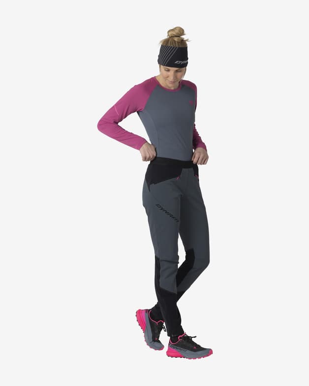 Pantalón largo Dynafit Transalper Warm gris negro mujer - #3