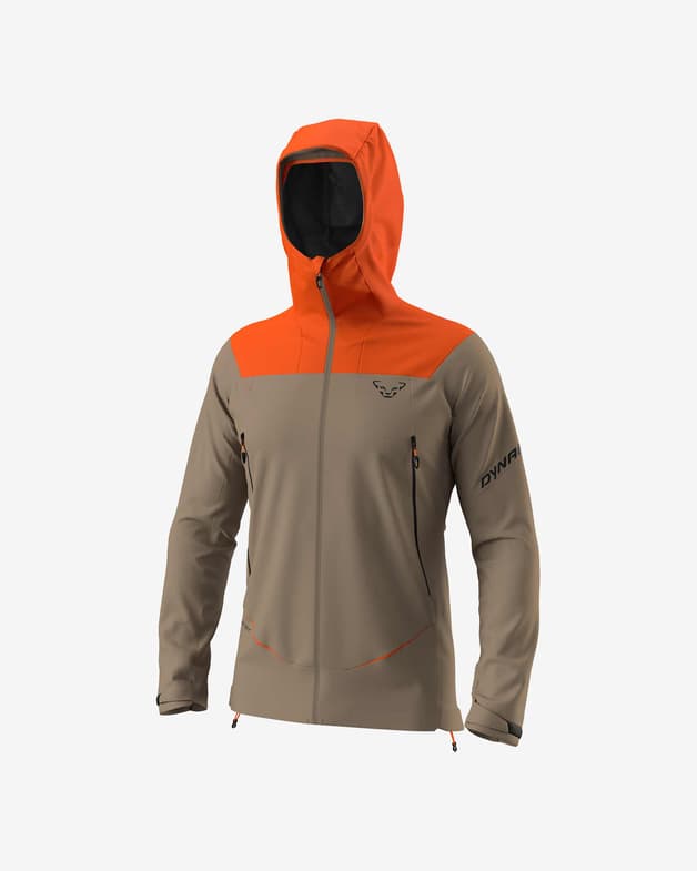 Chaqueta con capucha Dynafit Ridge GORE-TEX gris claro naranja - #1