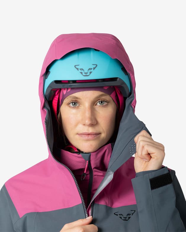 Chaqueta con capucha Dynafit Ridge GORE-TEX gris oscuro rosa mujer - #7
