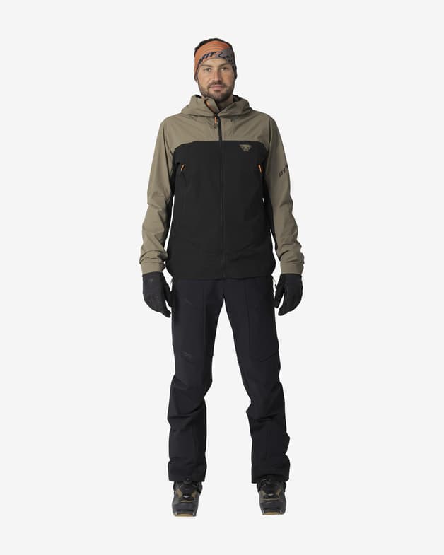 Chaqueta con capucha Dynafit Ridge Dynastretch gris claro negro - #3