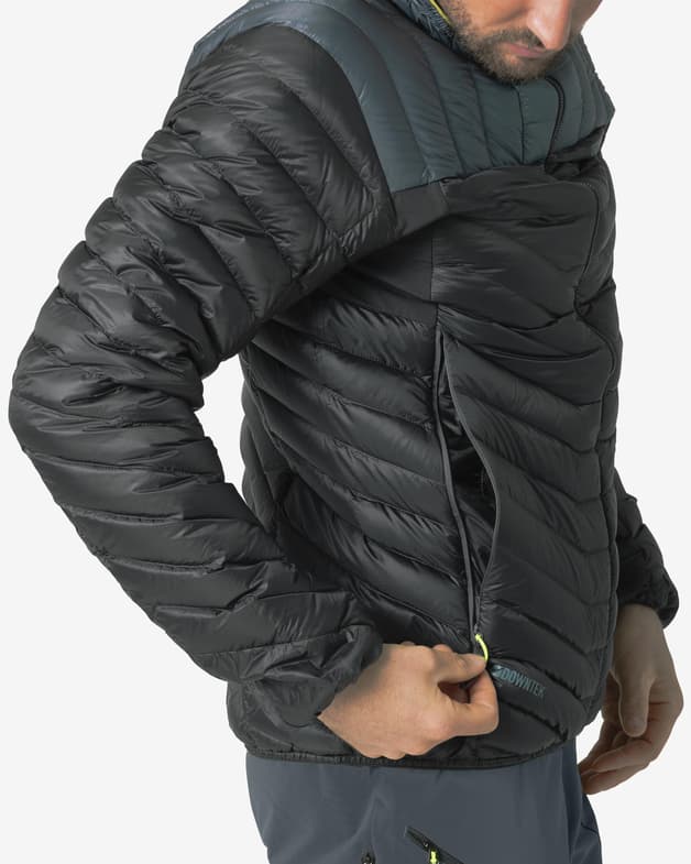 Chaqueta con capucha Dynafit Ridge Ultralight Down negro gris oscuro - #6