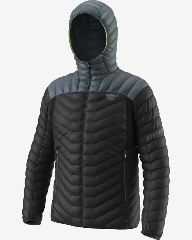 Chaqueta con capucha Dynafit Ridge Ultralight Down negro gris oscuro - #1