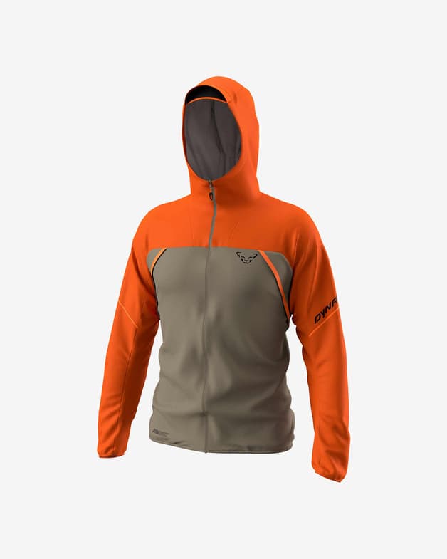 Chaqueta fina con capucha Dynafit Alpine 3L naranja marrón claro - #1
