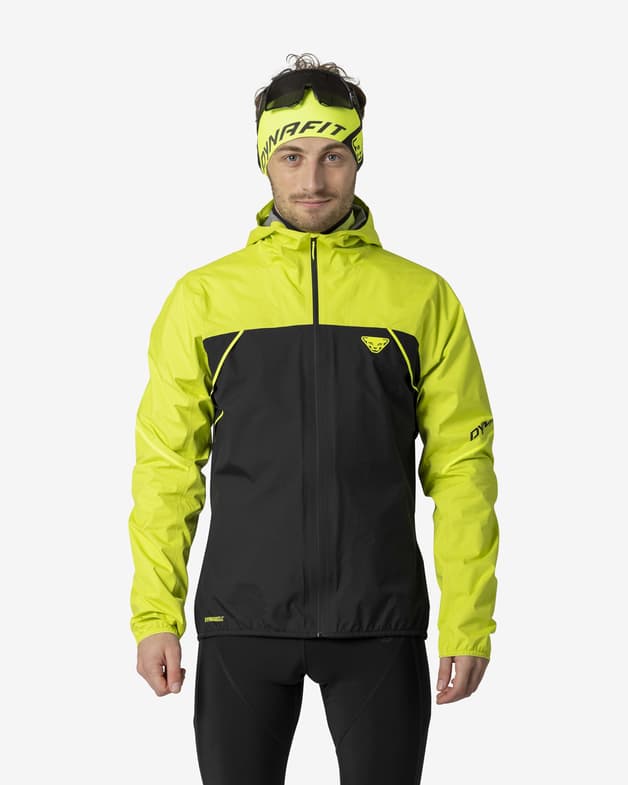 Chaqueta fina con capucha Dynafit Alpine 3L negro amarillo brillante - #2