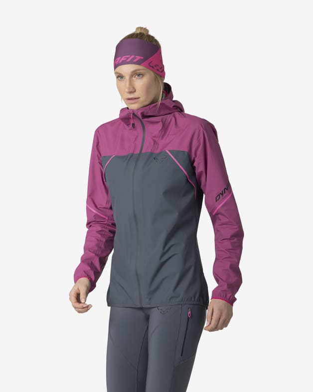 Chaqueta fina con capucha Dynafit Alpine 3L gris rosa magenta mujer - #2