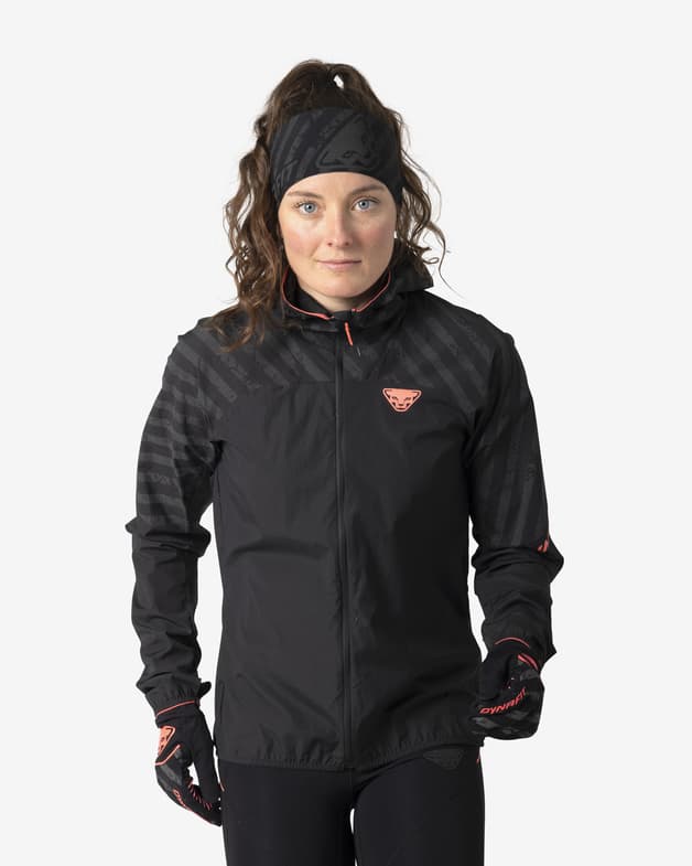Chaqueta con capucha Dynafit Trail Reflective Wind negro intenso mujer - #2
