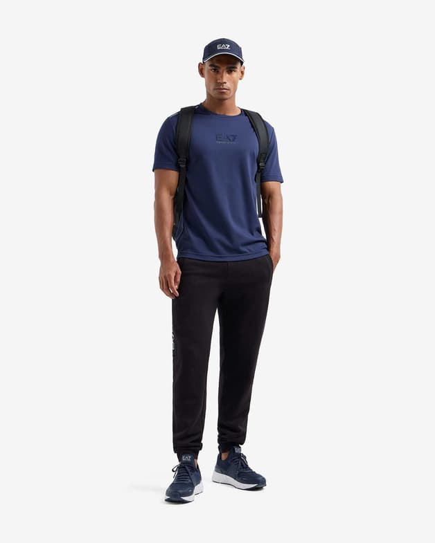 Camiseta EA7 Minimal Logo Series manga corta azul oscuro - #3