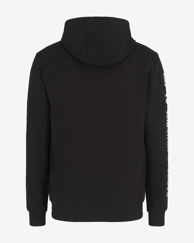 Sudadera con capucha EA7 Logo Series negro blanco - #7