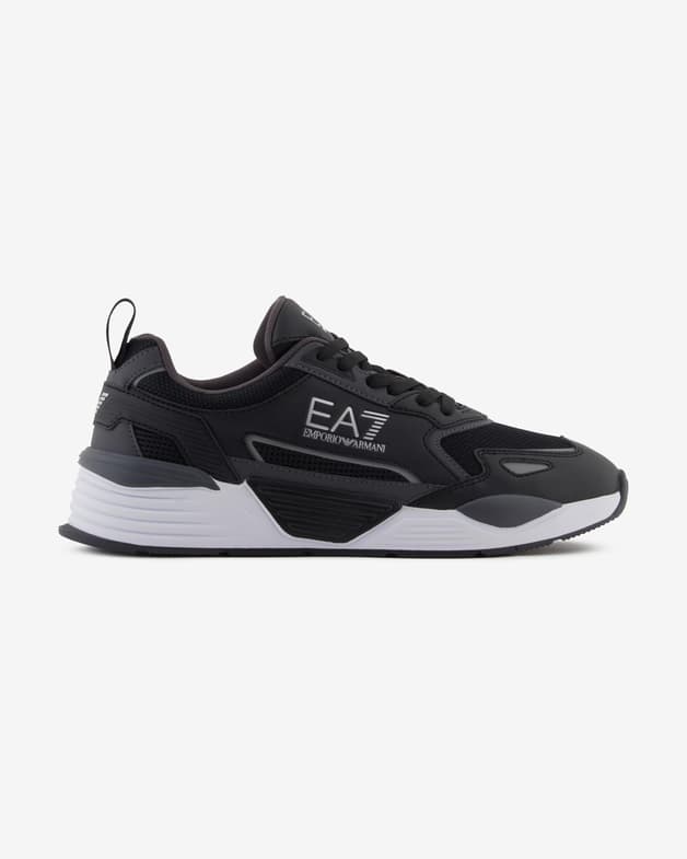 Zapatillas EA7 Evolution Logo negro puro blanco - #1