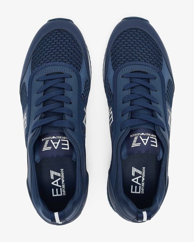 Zapatillas EA7 Evolution Mesh azul marino blanco - #4