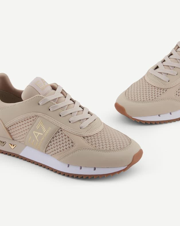 Zapatillas EA7 Evolution Mesh beige blanco - #5