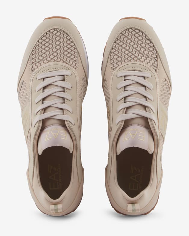 Zapatillas EA7 Evolution Mesh beige blanco - #2