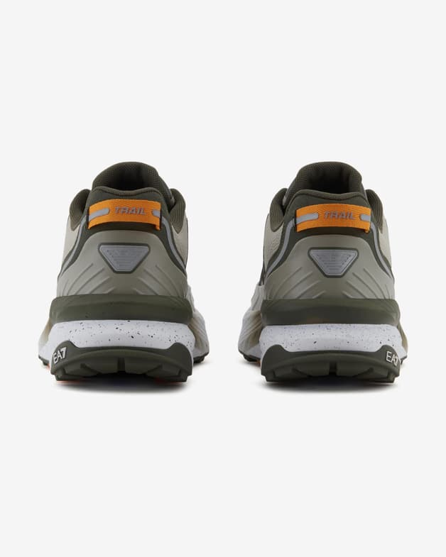 Zapatillas EA7 Modern Logo Running Performance gris negro verde - #2