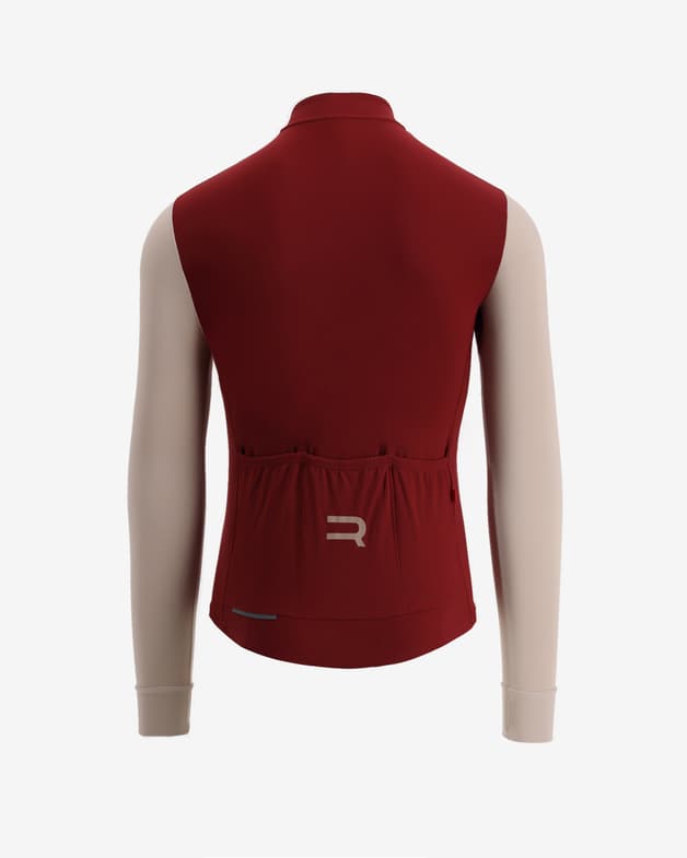 Equipación Finisseur Pro Race Skin Thermal DWR rojo granate negro - #3