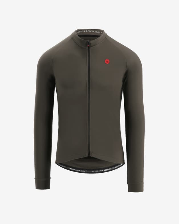 Maillot Finisseur Pro Thermal manga larga verde - #1