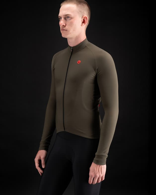 Maillot Finisseur Pro Thermal manga larga verde - #4