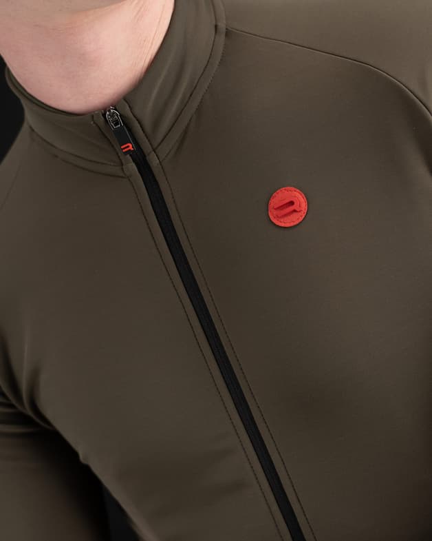 Maillot Finisseur Pro Thermal manga larga verde - #7