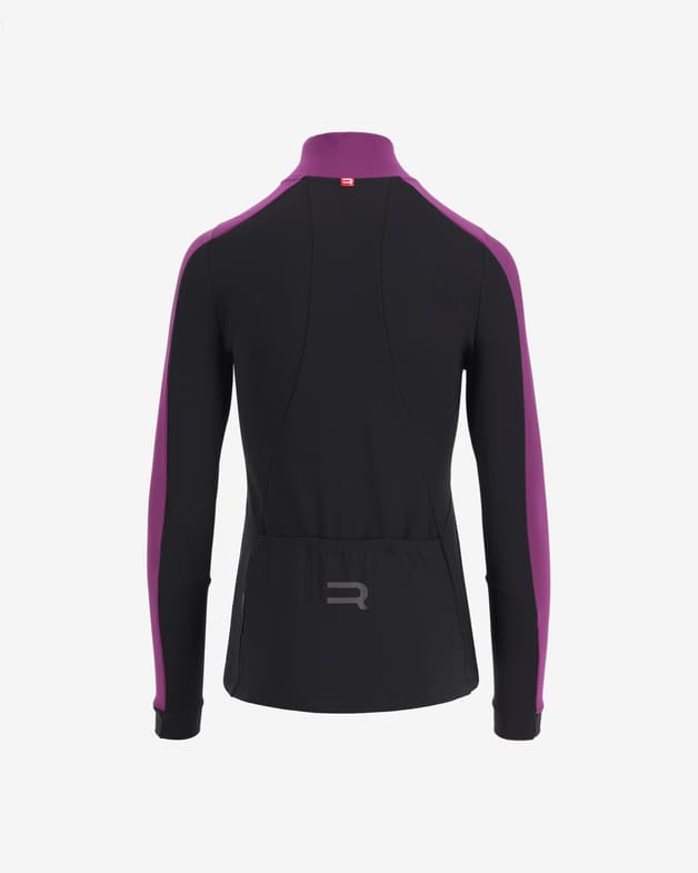 Maillot Finisseur Core Thermal manga larga negro lila mujer - #2