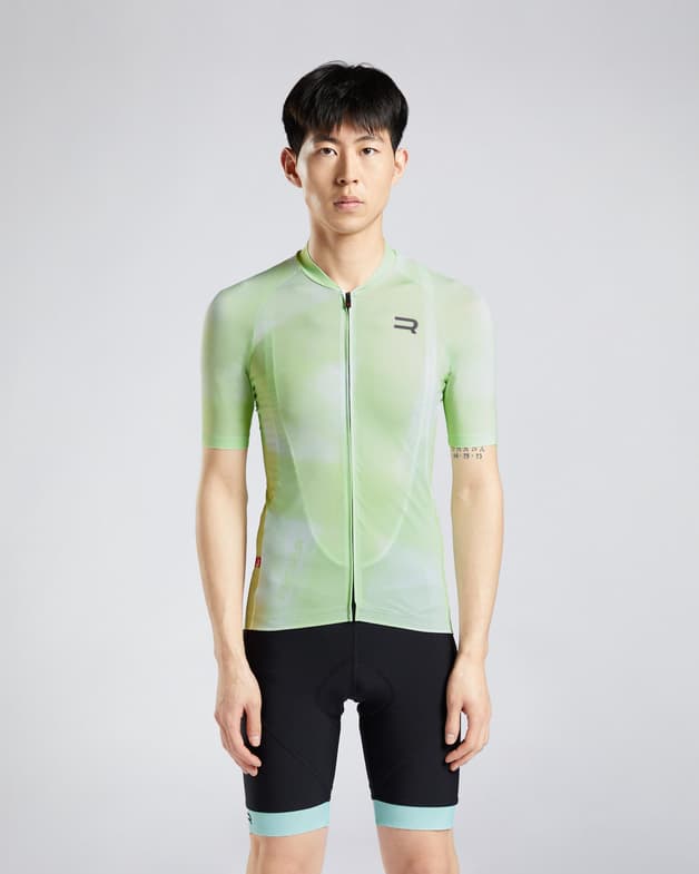 Maillot Finisseur Core Tape manga corta verde lima - #3