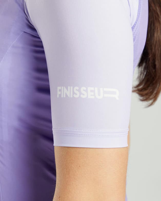 Maillot Finisseur Core Gut manche courte lavande femme - #7