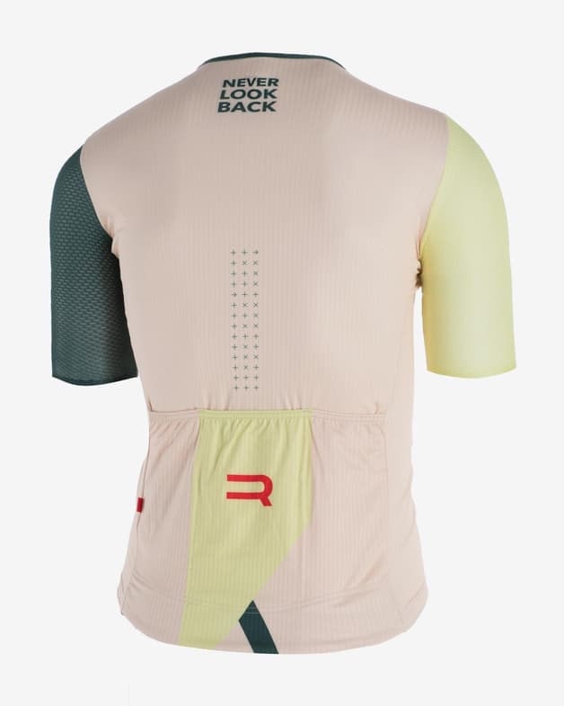 Maillot Finisseur Pro Race Recycled manga corta verde beige - #2