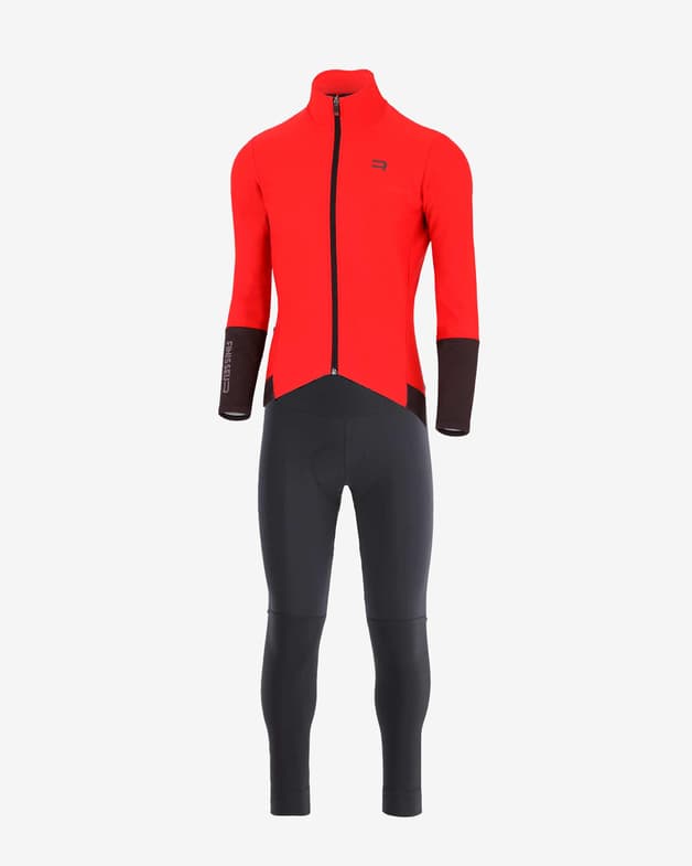 Equipación Finisseur Pro Race Graphene Thermal Windbreaker rojo negro - #1