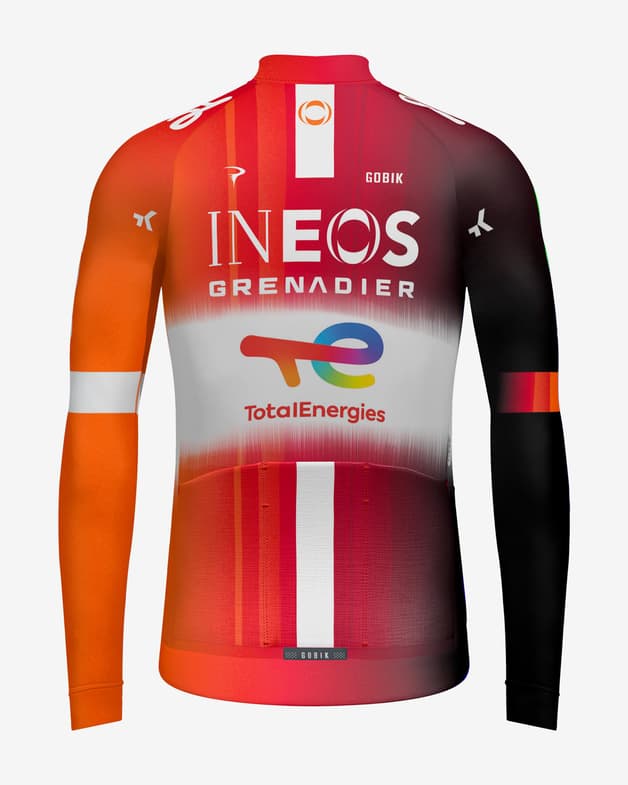 Maillot Team Ineos Grenadiers 2025 Hyder manga larga naranja - #2
