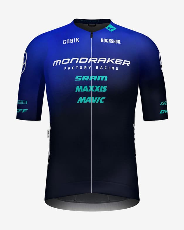 Maillot Gobik CX Pro 4.0 Mondraker Factory 2025 manga corta azul - #1