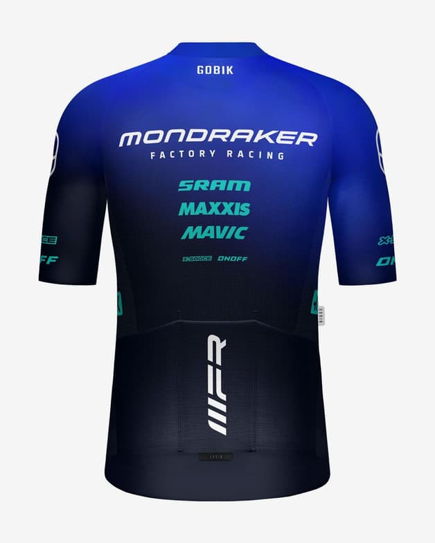 Maillot Gobik CX Pro 4.0 Mondraker Factory 2025 manga corta azul - #2