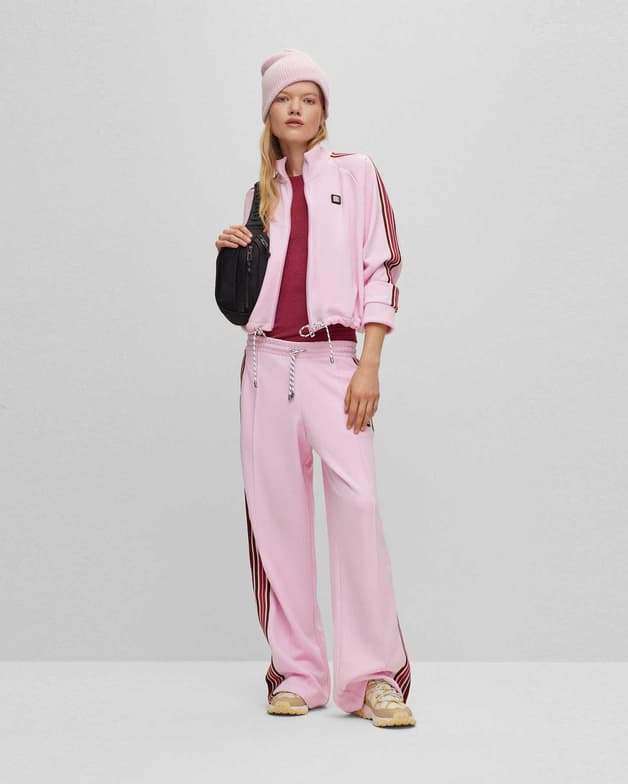 Sudadera HUGO Daseidon Full Zip rosa mujer - #4