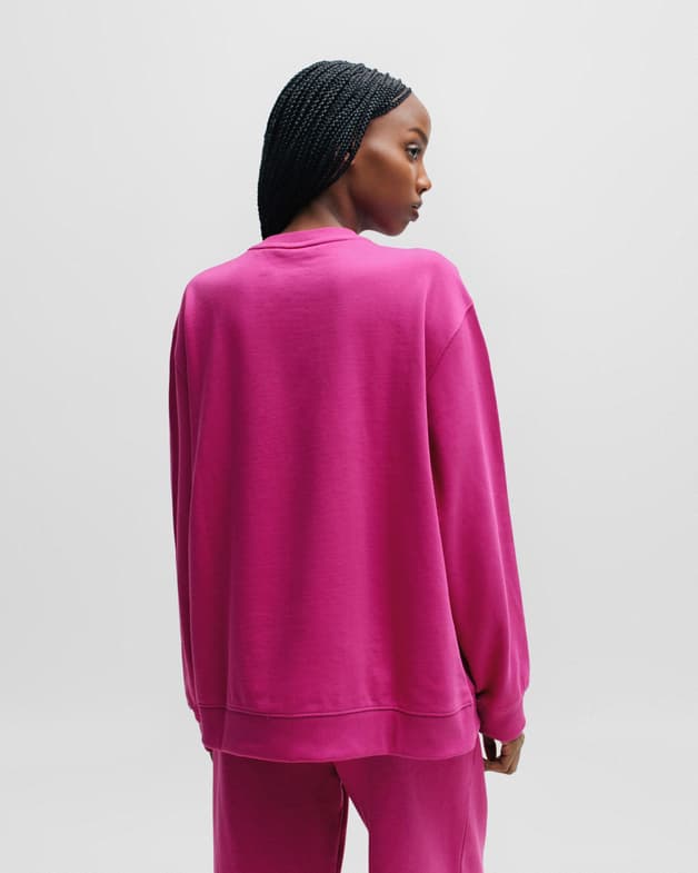 Sudadera HUGO Signature Crew rosa mujer - #2