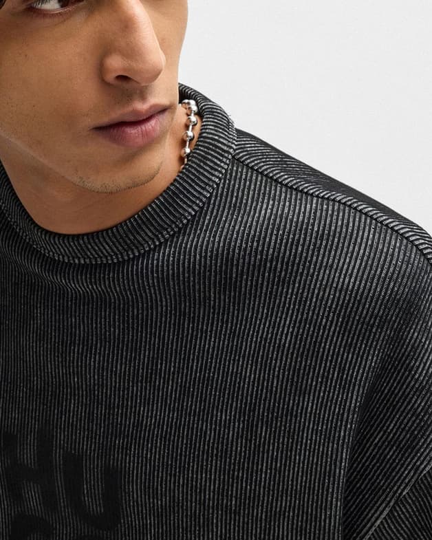 Sudadera HUGO Dinkam gris oscuro - #3