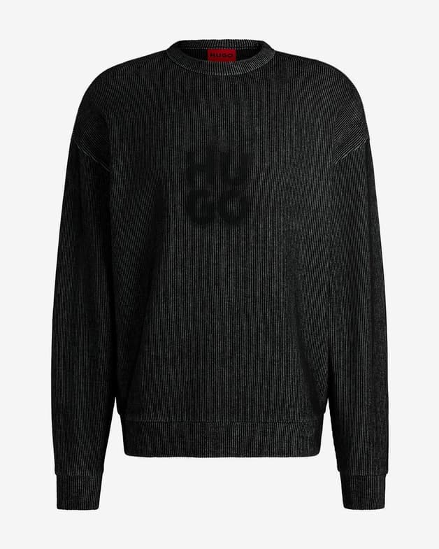 Sudadera HUGO Dinkam gris oscuro - #5