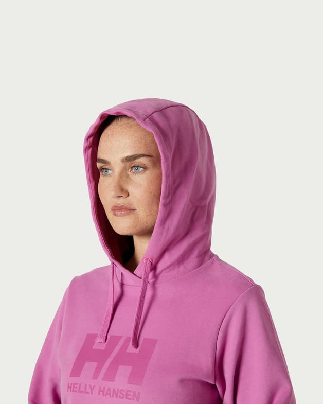 Sudadera con capucha Helly Hansen Logo 2.0 rosa chicle mujer - #5