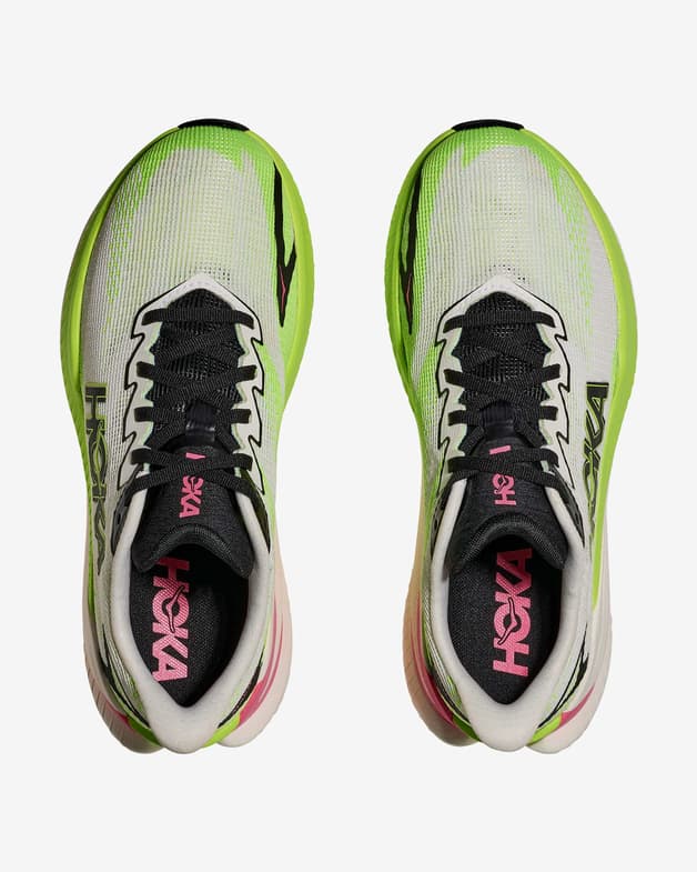 Zapatillas HOKA Mach X 3 blanco verde rosa mujer - #7