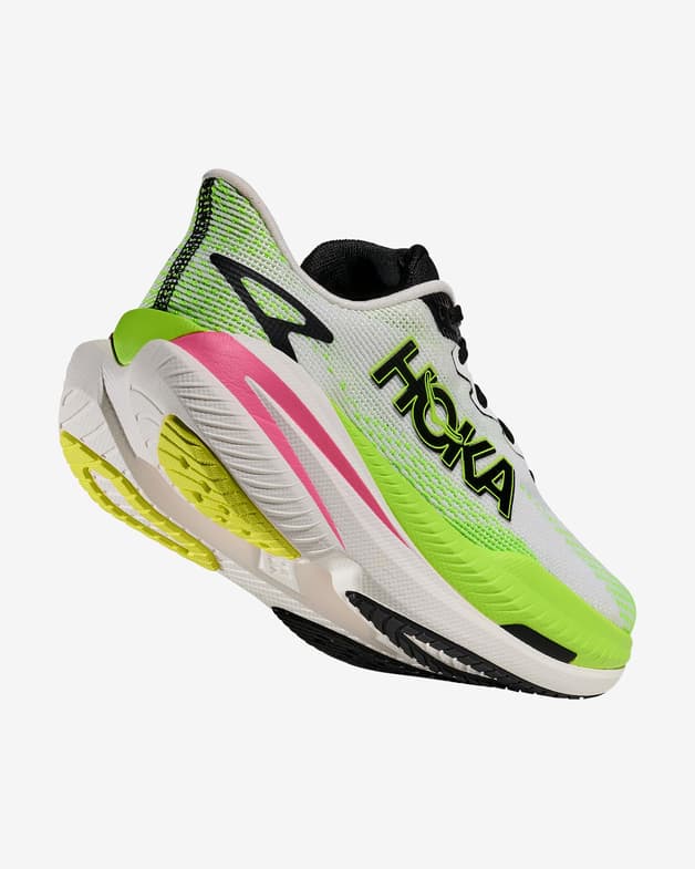 Zapatillas HOKA Mach X 3 blanco verde rosa mujer - #5