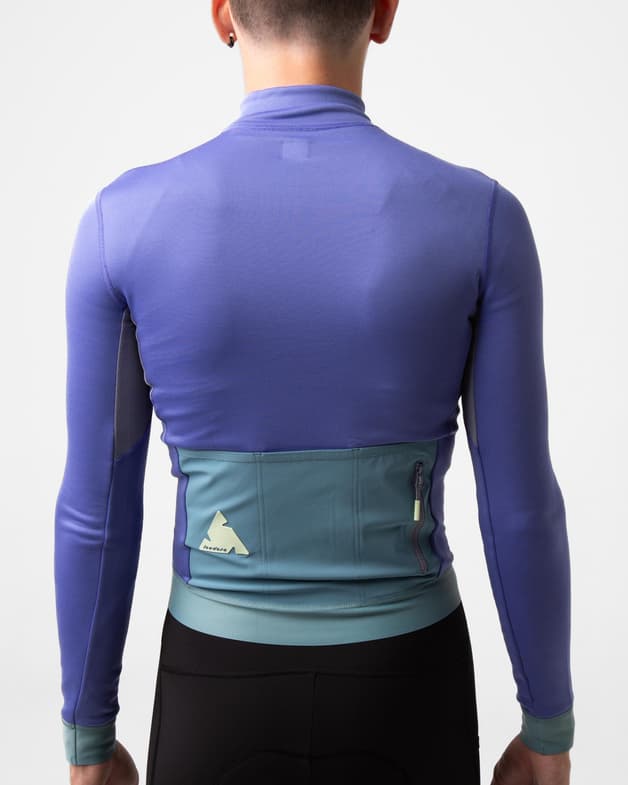 Maillot Isadore Alternative Eco Fleece manga larga lila oscuro verde - #3