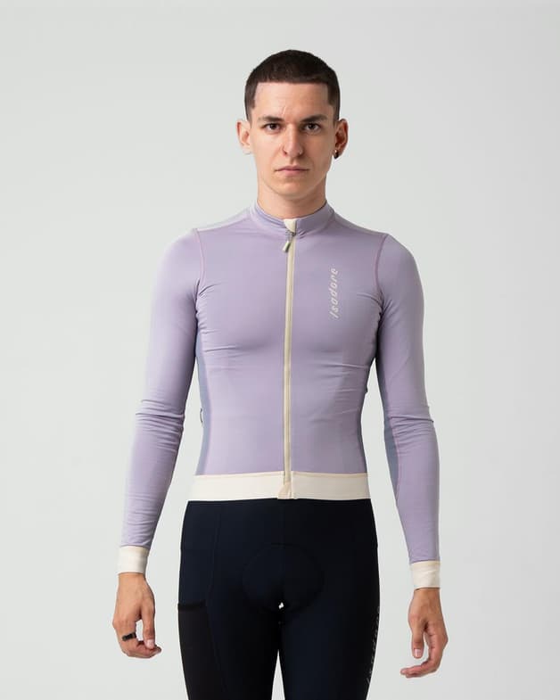 Maillot Isadore Alternative Light manga larga lila claro blanco - #2