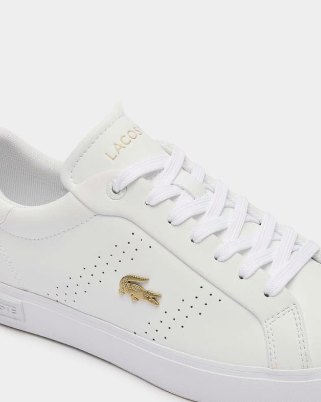 Zapatillas Lacoste Powercourt 2.0 blanco puro mujer - #4