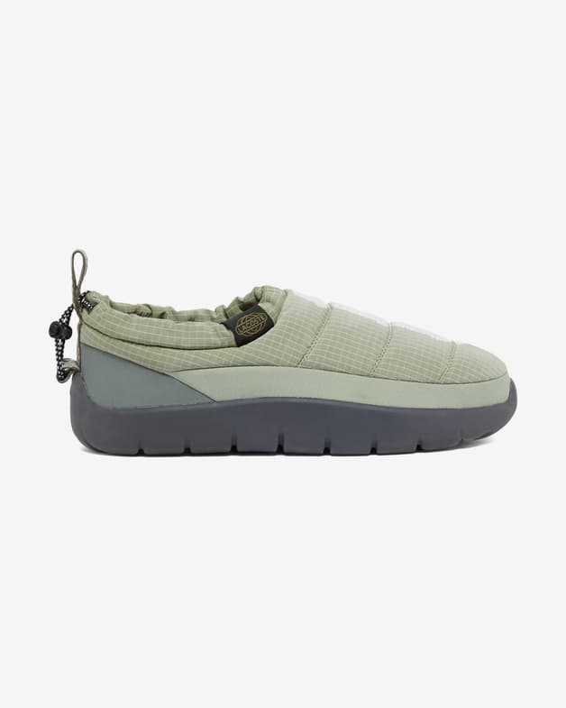 Pantuflas Lacoste Serve Slipper verde claro - #1